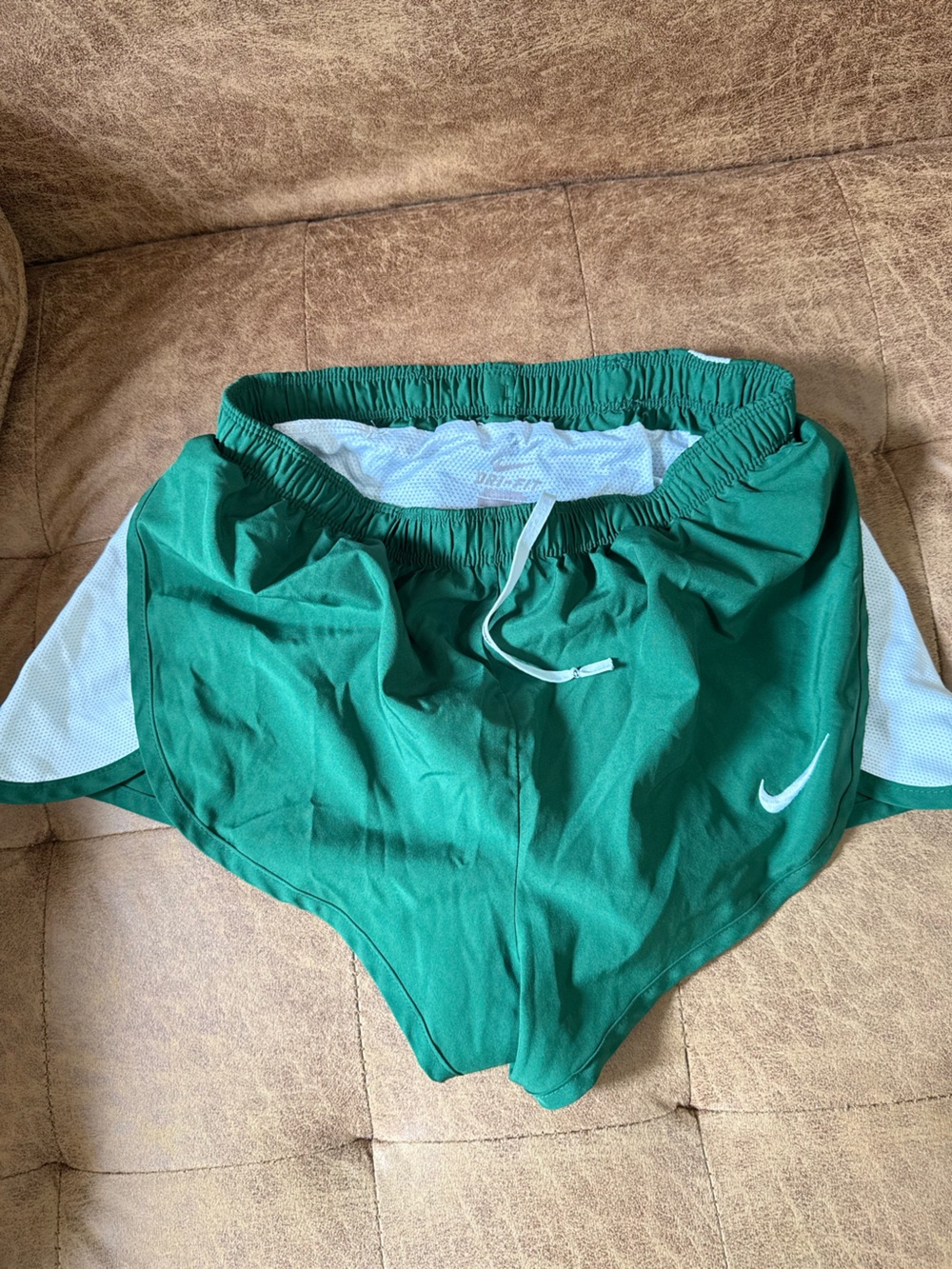 Nike Green Running Shorts